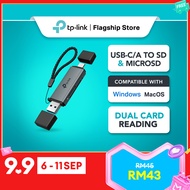 TP-Link UA430D 2-in-1 USB3.0 Type-C&A to SD MicroSD TF 3.0 Card Reader for PC Laptop