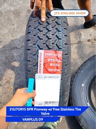 215/70R15 8PR Fronway w/ Free Stainless Tire Valve