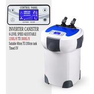 Aquarium SUNSUN HW-3000 Inverter UV Smart Canister Filter 90cm-180cm Tank（水族森森智能变频UV静音过滤桶）