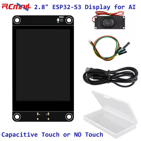2.8-inch ESP32-S3 Display ESP32 S3 Development Board WiFi+BT Smart Screen TFT Module with Speaker Su