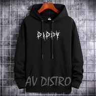 Distro Hoodie Sweater for Men and Women Fleece Material Outdoor Hoodie with Daddy Casual Screen Prin