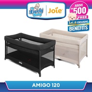 Joie Amigo 120 One-Hand Fold Travel Cot (Newborn to 15kg)