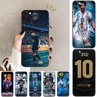 iPhone 15 16 17 Pro Max 16e 15 16 Plus Q7 Lionel Messi6 Soft black phone case