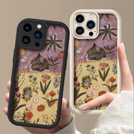 Anti-Fall Cat Painting Medium Sleeping Case Infinix Hot 50I Hot 50 Pro Plus Smart 9 Hot 50 Smart 8 P
