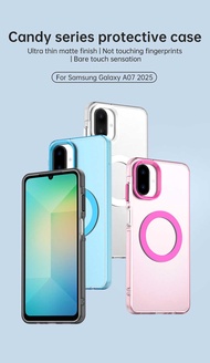 Lenuo Luxury Magnetic Case for Samsung Galaxy AO7 Galaxy A17 Phone Cases Ultra Thin Candy Color TPU+