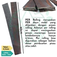 DAUN PER ROLLING PER TIPIS ketebalan sekitar 5mm Bahan Sabit Pisau dsb