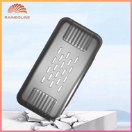 (rain)  For ANBERNIC RG35XX H Ergonomic Protection Cover Non-Slip Soft Handheld Console Shell Lightw