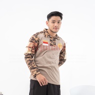 Baju BDU Pramuka Loreng - Baju Pramuka Lapangan - Kaos Pramuka - Seragam Pramuka Lapangan Baju Lapan