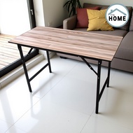 โต๊ะทำงาน 60x120 cm.ลายไม้ โต๊ะวางของ โต๊ะพับอเนกประสงค์
