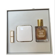 Tom Ford Soleil Look Set 3pc Soleil Shimmering Body Oil Rose Gold Highlighting Duo Reflects Gilt Par