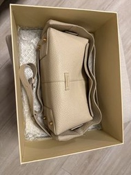 Songmont Bag Beige Leather Top Handle Bag