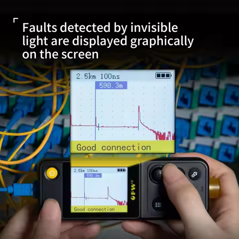 OFW Mini OTDR 20KM Handled optical time-domain reflectometer Visual Fault Locator Optic Fault Finder