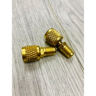 【R22 To R410A】Straight Converter Aircond Adapter Gas Manifold Charging Hose Meter Connector AC Spare