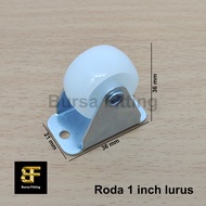 1 inch White Wheels 1 inch nylon wheel/s caster wheel/s cupboard wheel/s trolley wheel/s display whe