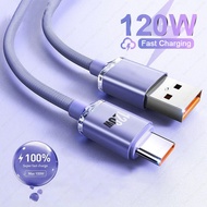 120W 6A Fast Charging USB Type C Fast Charging Cable Mobile Phone Fast Charging Cable Data Cable