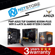PWP ASUS TUF GAMING B550M-PLUS WIFI II mATX & AMD RYZEN 5 5600X PROCESSOR