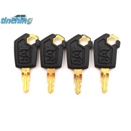 [Novo 4PCS Ignition Charger Key for Heavy Equipment Caterpillar 5P8500 CAT