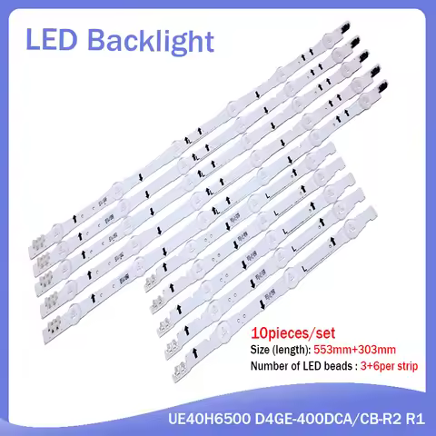 10pcs x LED Backlight for Samsung UE40J5100AW UE40H5000AK UE40H6400 UE40J5100 D4GE-400DCA-R1 R2 D4GE