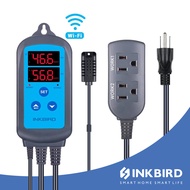 Inkbird Wifiตัวควบคุมความชื้นดิจิตอลHumidistatพัดลมชื้นAppระยะไกลIHC-200สหรัฐเสียบ