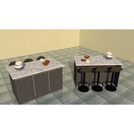 Kitchen Island, Cabinet, Kabinet DIY, Custom Cabinet, wardrobe