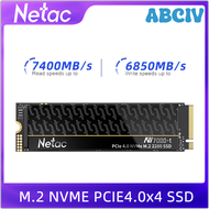 ABCIV Netac Nvme Ssd 512Gb 1T 2T 4T M2 Nvme 7400 Mb/s Pcie4.0 M2 Ssd Interne Solid State Disk Heatsink Voor Ps5 Desktop Laptop NV7000-T LKIUY