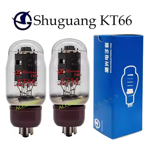 ShuGuang KT66 Tubes Hifi Audio Valve Replaces 6P3P 6L6 350C 5881 Vacuum Electron Tube Amplifier Kit 