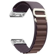 22mm 26mm แถบผ้าไนลอนสำหรับสายนาฬิกา Garmin Fenix 8 47mm 51mm สาย Quick Fit Strap Bracelet Wristband