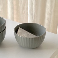 Ceramic bowl Eating Cup Yogurt Cereal gray | faryheyz