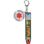EPIpen Inside Bag Tag Medical Alert Quick Clip Acrylic Keychain