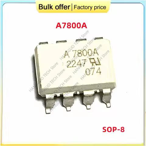 10PCS/Lot HCPL-7800 A7800 DIP8 HCPL7800 A7800A SOP-8 Optocoupler A7800A photocoupler Best quality