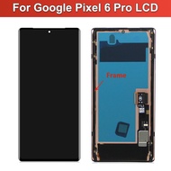 Pop Super AMOLED LCD With Frame For Google Pixel 6 Pro LCD For Google Pixel 6Pro GLUOG G8VOU Display
