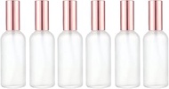 Lokusel 6 Pcs 100ml Frosted Glass Spray Bottle Fine Mist Atomizer Fragrance Perfume Empty Bottles Wi
