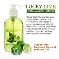 Lucky Lime body Wash shampoo Kaffir Lime Fruit 500ML Brings Good In Life