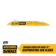 DEWALT DWAR966 9IN 6TPI DEMOLITION BIMETAL RECIPROCATING SAW BLADE Demolition & Nailed Wood