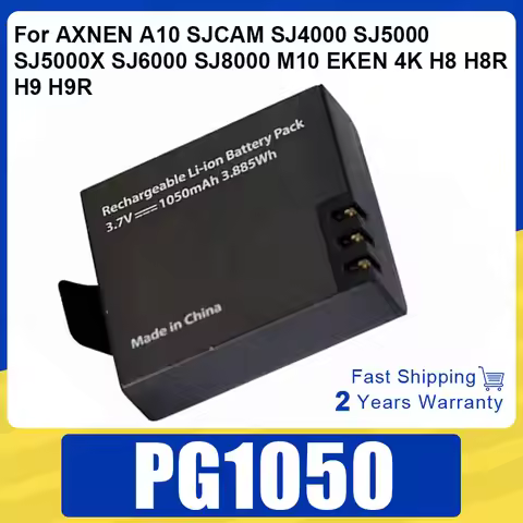New 1050mAh PG1050 Li-ion Battery For SJ4000 SJ5000 SJ6000 WIFi SJCAM Sport Action Camera DV SJ Dedi