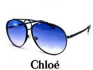 【本閣】Chloé CE144S 法國時尚復古太陽眼鏡墨鏡 藍色飛行員大框 藍色漸層鏡面 rayban tomford