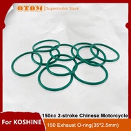 Motorcycle Accessories Exhaust O-ring Seal Silencer Gasket For Koshine 150cc 2-stroke Exhaust Pipe C