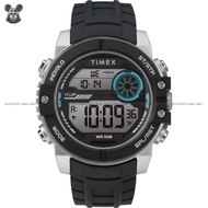 TIMEX TW5M34600 Men's Watch DGTL 45mm Digital Sports Silicone Strap Black Blue *Original