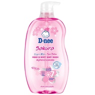 Free Delivery  D nee ดีนี่ Pure Head and Body Baby Wash Pink 800 ml / Cash on Delivery