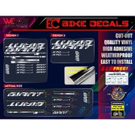 ☄►GIANT XTC ADVANCED BIKE FRAME DECALS