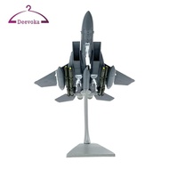 [Amleso2] 1/100 F 15E Fighter Fighter Model Toy Aircraft Plane Model Airplane Miniature Fighter for 