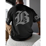 Men's T-shirts BIG Size 7XL 6XL 5XL 4XL 3XL 2XL XL LMS Korean Style Harajuku Hip Hop T-shirts B 069 