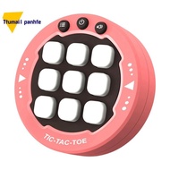 Toe Game Table Brainteaser Games 3 in A Row Table Top Game Family Play for 3-5 Years Old Portable Co