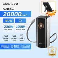 EcoFlow RAPID Pro Powerbank 20000mAh 230W Max Output with 100W Built-in Cable 4-Port Portable Charge