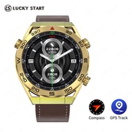 2024 NFC AMOLED Smart Watch Men Custom Dial Answer Call Sport GPS Track Compass IP68 Waterproof Smartwatch For Huawei Ultimate
