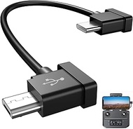 1FT USB C to Micro USB Cable for DJI Mavic Mini/Mini SE/Mavic 2/2 Pro/Spark/Air 1st Remote Controlle