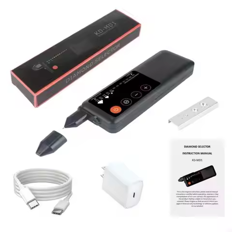 Practical Diamonds Tester Pen Jewelry Testing Tool Plastic LED Tester X3UD