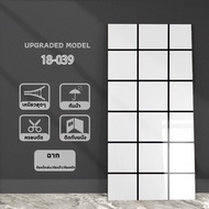 ความยาว 30 ซม. และกว้าง 60 ซม. วอลเปเปอร์ลายหินอ่อนผิวเงา ติดง่าย กันน้ำ มีกาวในตัว ลอกออกไม่ทิ้งครา