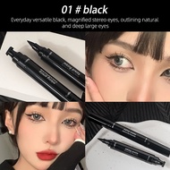 MKINGPRETTY eyeliner Thick black double head eye makeup pen seal eyeliner liquid pen waterproof, sweat proof, non smudge tack-free