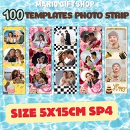 Photostrip 3 Memories of Friends - Print Magnetic Photos on Demand Photo Strip Gift Sleeve SP4